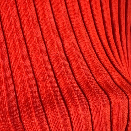 Red coral elastic pullover like new