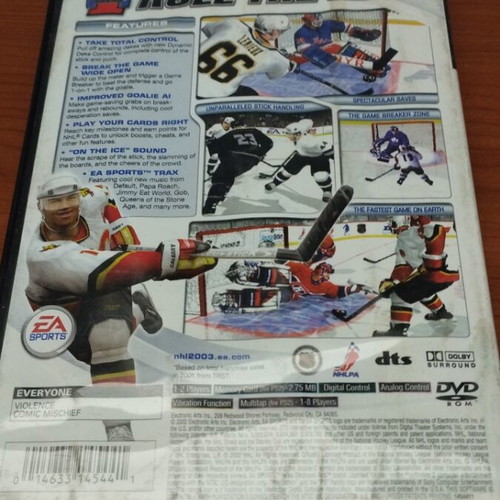 NHL 2003 PS2 game