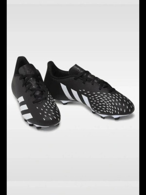Adidas men's black football shoes size 46.5 like new