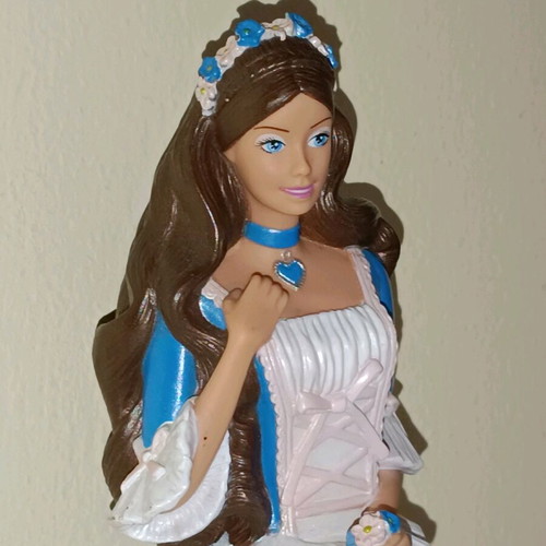 Barbie Princess and the Pauper collectible bubble bath bottle used