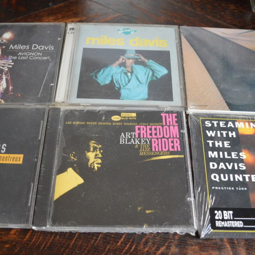 Jazz CD collection like new with Miles Davis, John Coltrane, Chick Corea