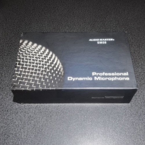 Audio Master SM58 dynamic microphone with cable and box like new