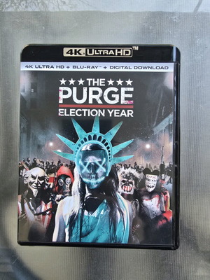 The Purge 3 Election Year Blu-Ray like new with Greek subtitles 4k