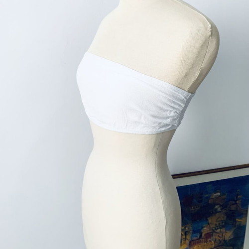 Bandeau top The Line Project like new, white, size M