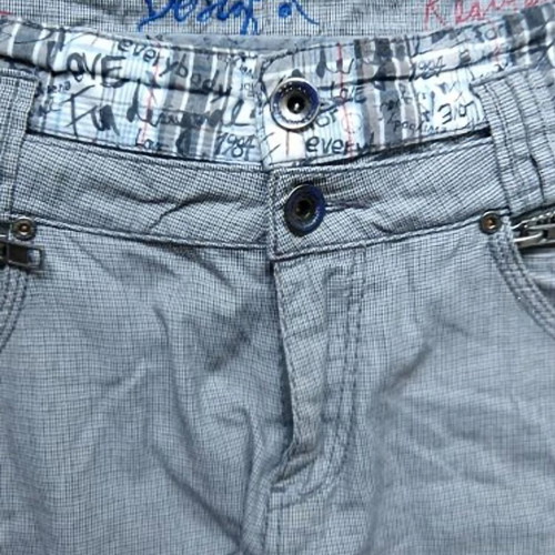 Desigual men's branded jeans with opening back part like new