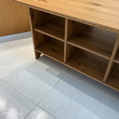IKEA Leksvik coffee table used, solid pine wood