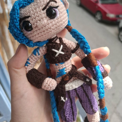 Jinx Arcane doll handmade, new