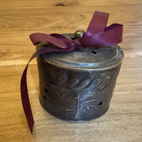 Metal container aromatic vintage lantern used
