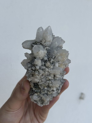 Quartz pyrite dolomite calcite mineral specimen new