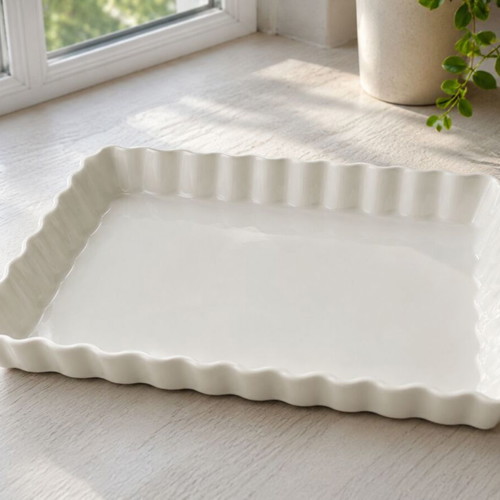 Apilco France Porcelain Bakeware like new, 20×30 cm
