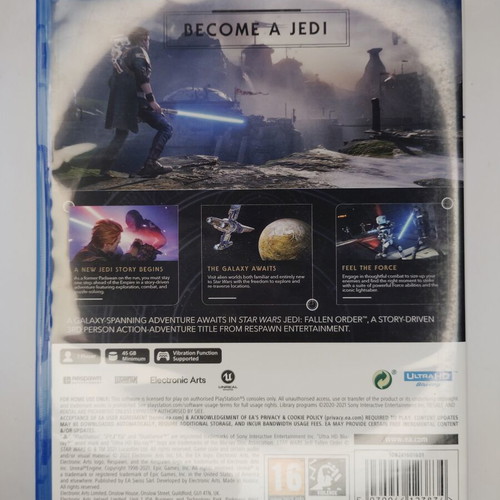 Star Wars Jedi Fallen Order PS5 game, like new
