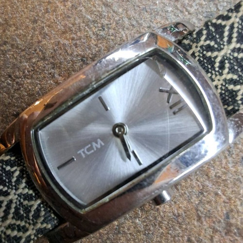 TCM quartz women's watch used, strap needs replacement