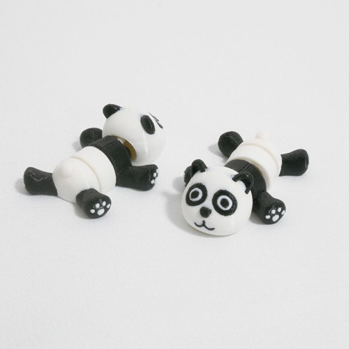 Thick Articulated Panda Pocket Pet collectible figure