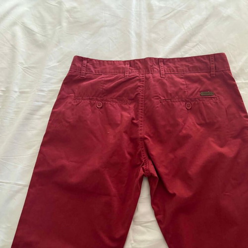 Frankie Denim men's pants, red, slim fit