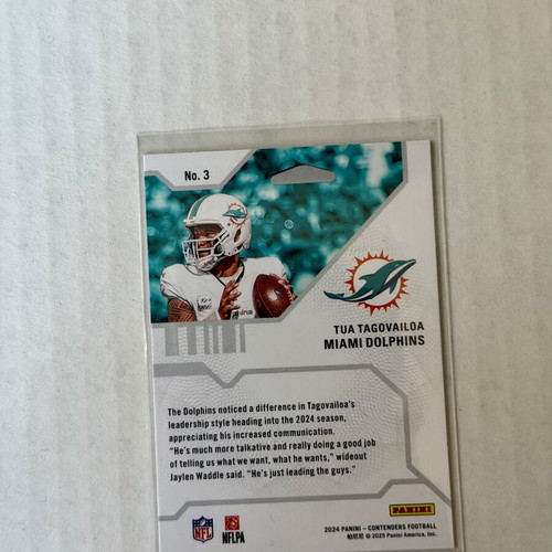 2024 Panini Miami Dolphins πακέτο 7 καρτών καινούργιο