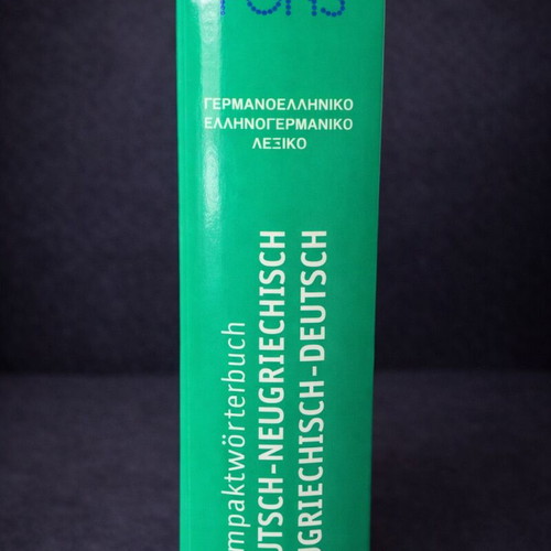 PONS German-Greek and Greek-German Dictionary like new