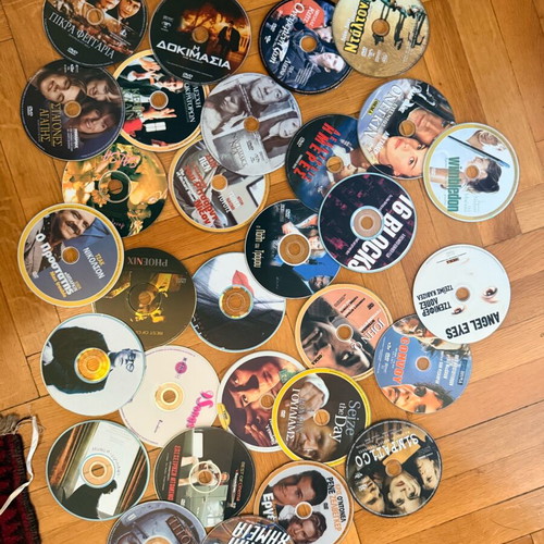 DVD collection used, 30 authentic movies and series without cases