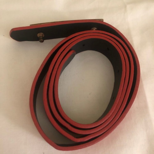 Women's belt red like new, size 110