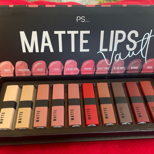 Matte Lipstick PS collection of 10 matte shades new