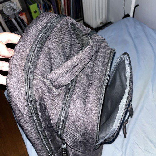 Polo Prodigy backpack like new, black, ergonomic with laptop compartment