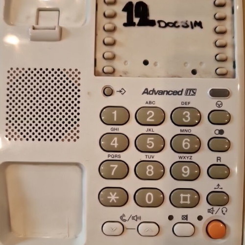 Panasonic corded home phones used, various models without screen