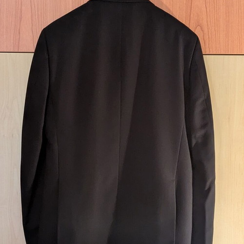 Leonardo Uomo Suit 3-piece set black like new, size 48