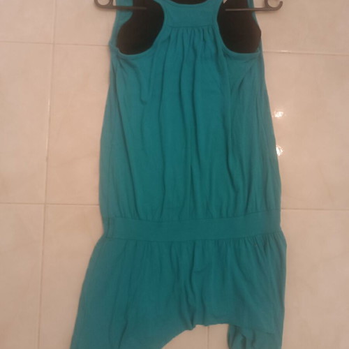 Exit women's summer dress medium like new, turquoise emerald color