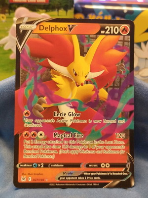 Delphox V #27 Pokemon Lost Origin card new