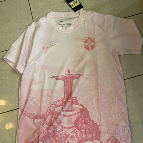 Nike Brazil CBF Pink Jersey Small BNWT