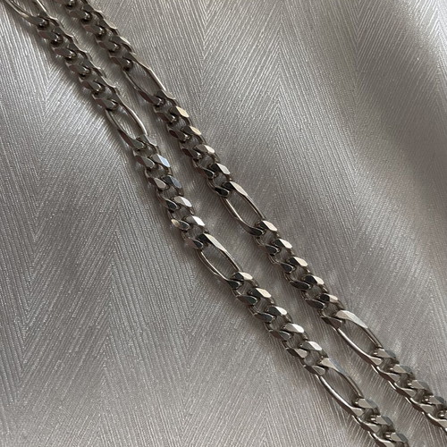 Al'Oro men's silver chain necklace 925, 61 cm