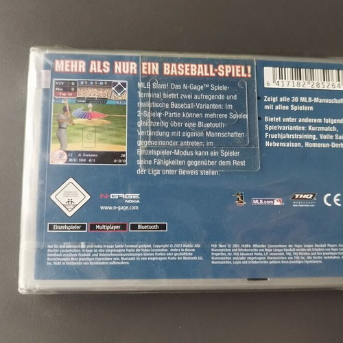 Nokia N-Gage MLB Slam! new, sealed