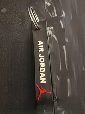Air Jordan keychain used, black