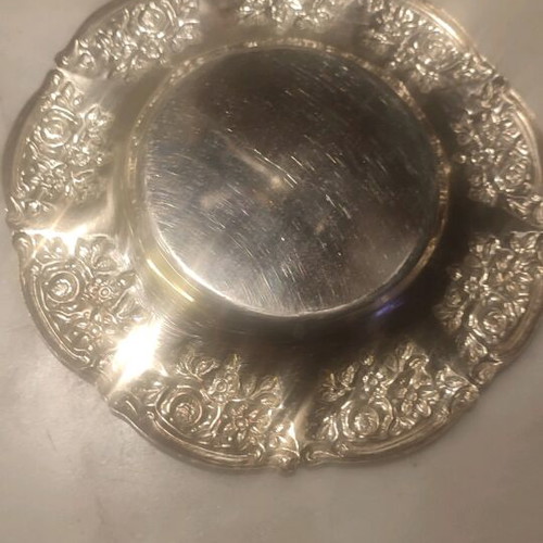 Silver-plated utensils used for serving or decoration