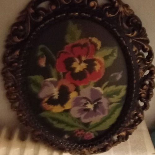 Handmade painting "Flowers of the Field". Made in 1962. Price negotiable.