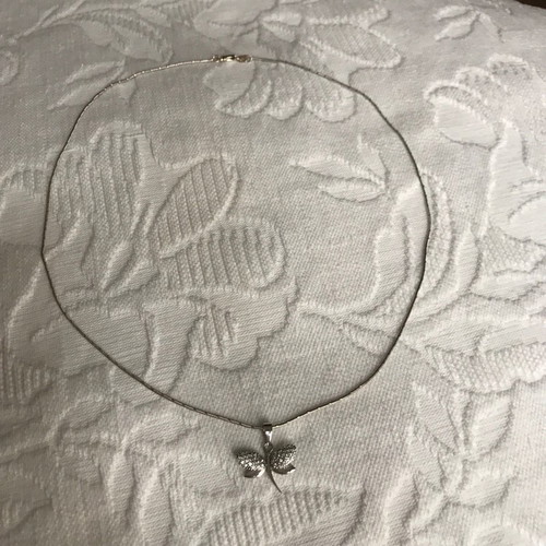 14K Gold Dragonfly Necklace used with zircon