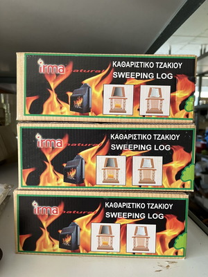 Irma Sweeping Log Fireplace Cleaner pack of 5 new