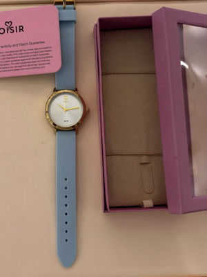 Loisir women's watch new with blue silicone strap