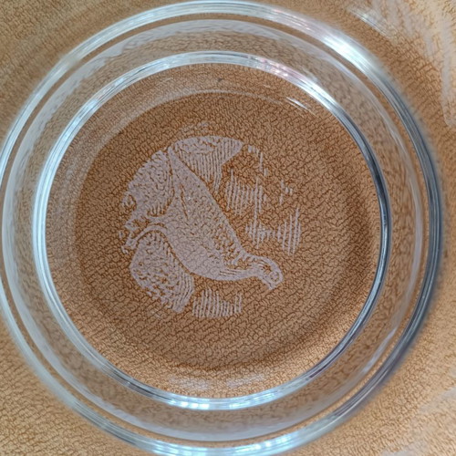 Set of 5 collectible whisky glasses The Famous Grouse like new