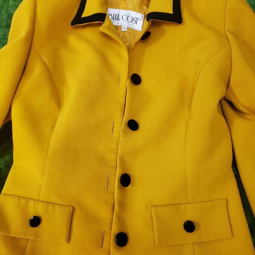 Bill Cost women's jacket yellow with black details used