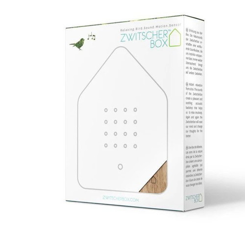 Zwitscherbox Relax Sounds new, oak wood with motion sensor
