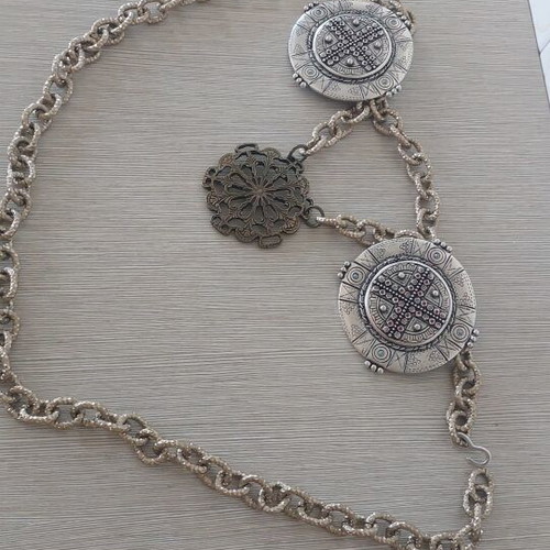 Nidodileda belt new adjustable silver
