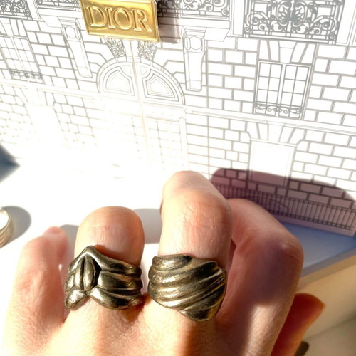 Silver 925 rings used, set of 2