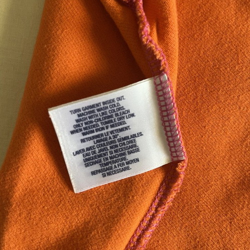 Ralph Lauren girls' dress, pink and orange, size 12y/14y