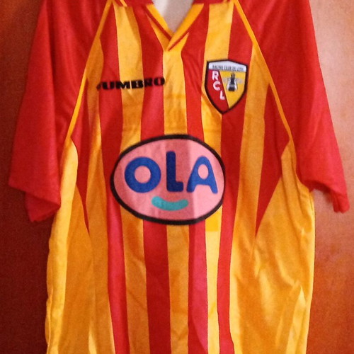 Vintage R.S.C. Lens 1998-99 home jersey XL like new