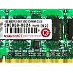  Μνήμη RAM για Laptop 1GB Transcend JetRAM DDR2 PC2-5300 SO-DIMM 667MHz CL5