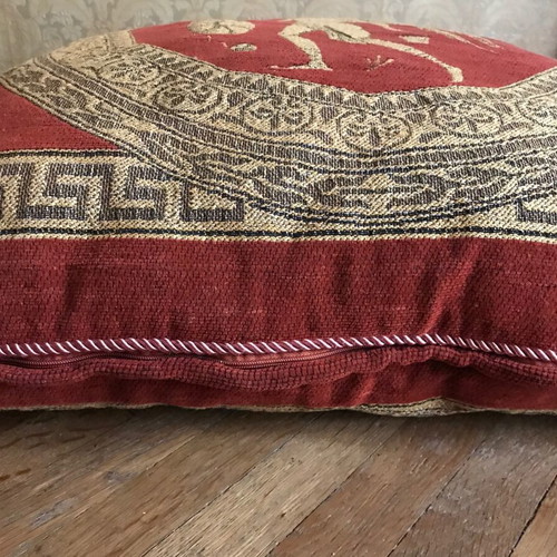 Large decorative pillow retro vintage antique unused