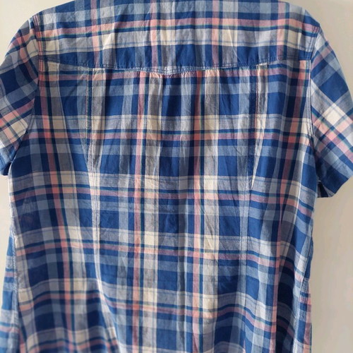 Women's checked sport shirt used, size large, H&M