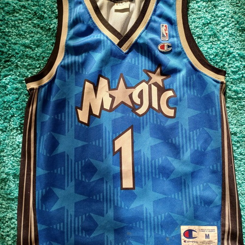 Vintage NBA Orlando Magic Penny Hardaway #1 Jersey Champion size M like new