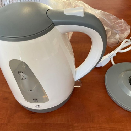 ETA Bara kettle 1.7lt 2200W new, grey-white