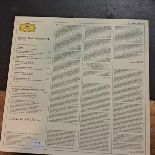 Corelli-Variationen vinyl record used, good condition
